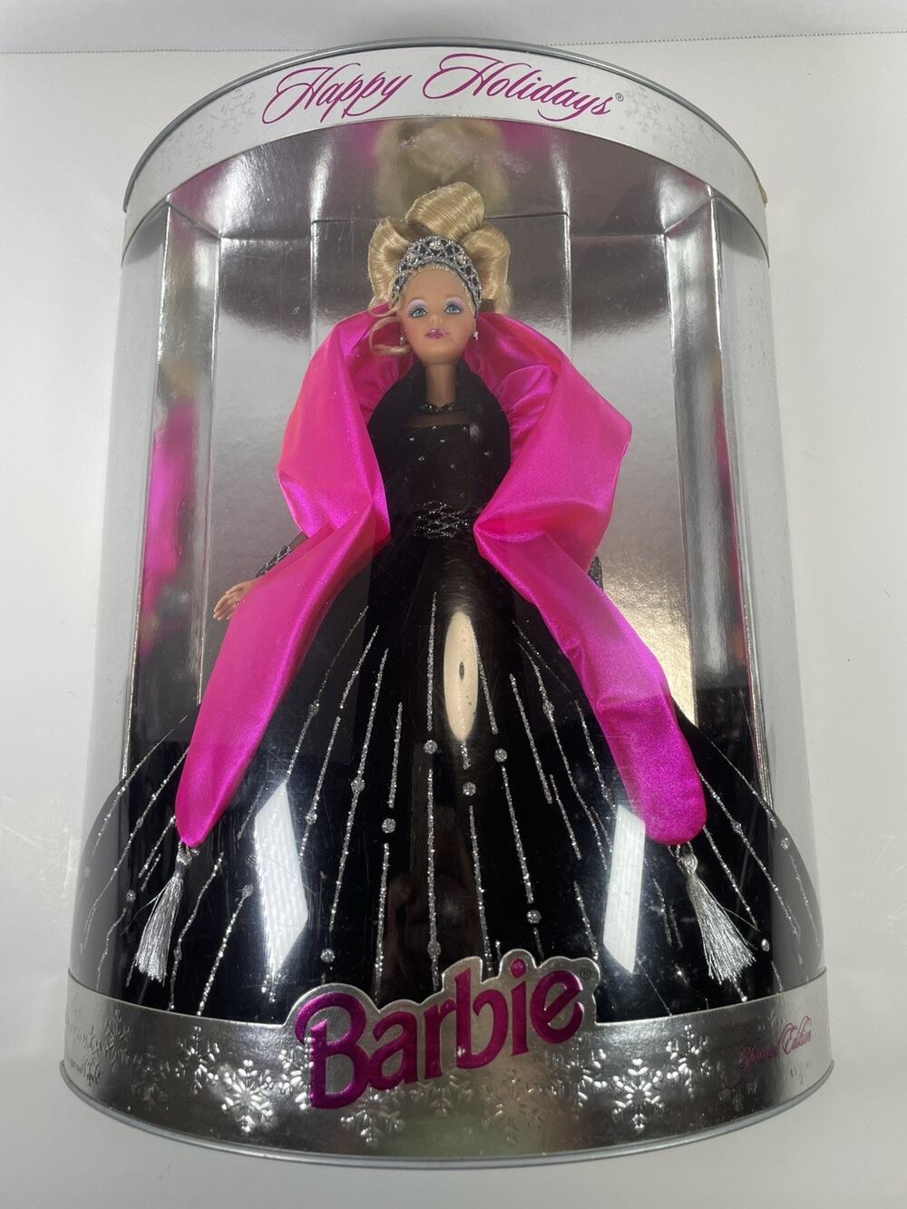 Mattel Barbie 1998 Happy Holidays Special Edition Blonde Christmas Doll